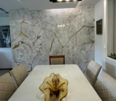 marmorato lindo parede de destaque luxo