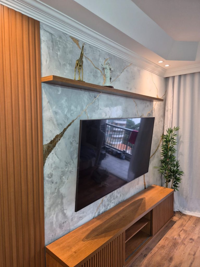 Pintura marmorato apartamento